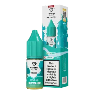 Menthol Nic Salt E-Liquid by Crystal Clear Bar Salts 10ml